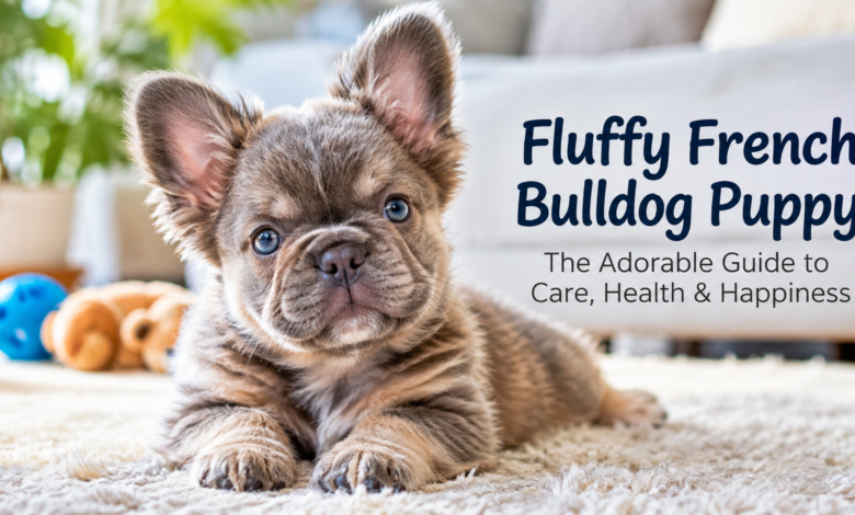 Fluffy French Bulldog Puppy