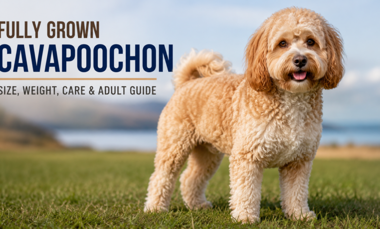 Fully Grown Cavapoochon