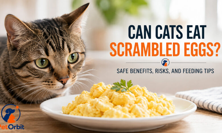 can cats eat scrambled eggs