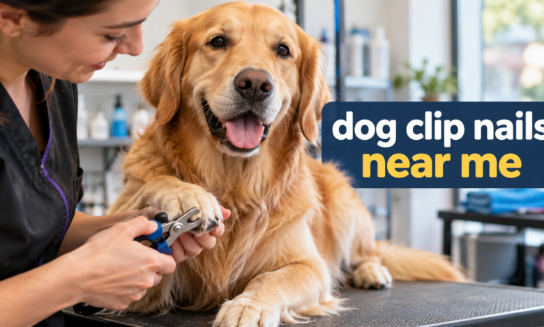 dog clip nails near me